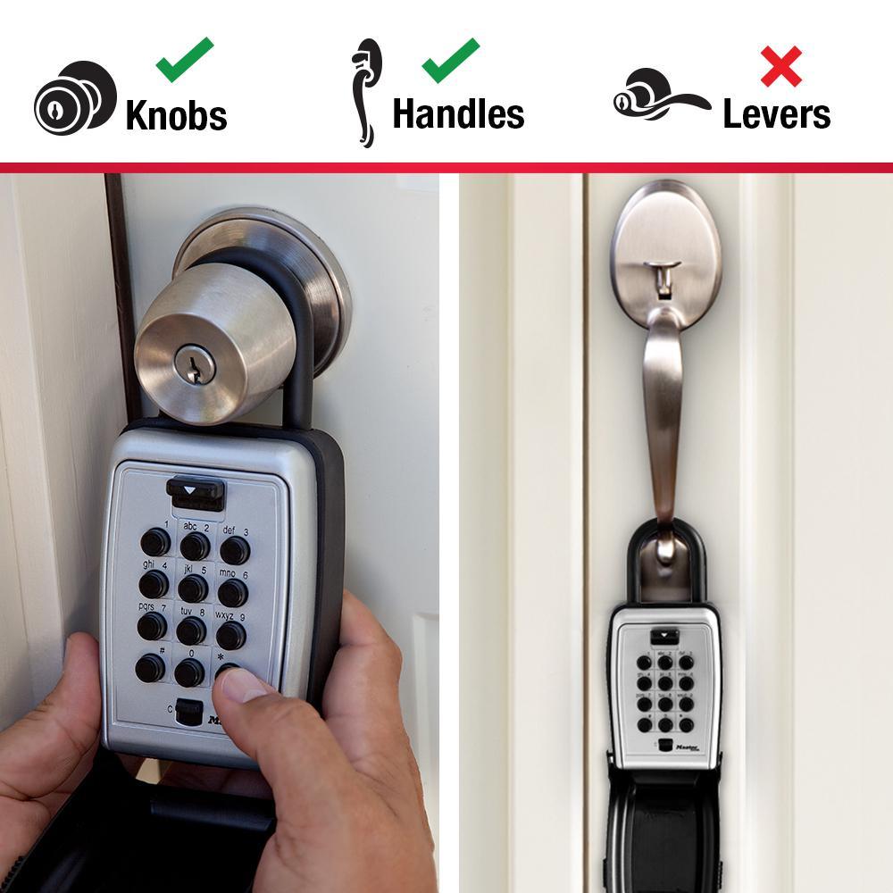 5422D 7.9 cu in. Set Your Own Combination Portable Push Button Lock Box - Super Arbor
