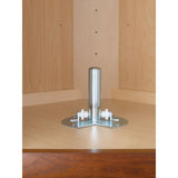 Rev-A-Shelf 32 in White Polymer Full Circle Lazy Susan w/bottom mount