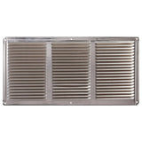 16 in. x 8 in. Aluminum Under Eave Soffit Vent in White - Super Arbor