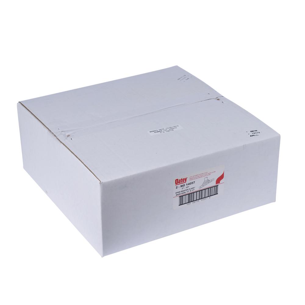 Master Flash 17 in. x 17 in. Vent Pipe Roof Flashing with 6-3/4 in. - 13-1/2 in. Adjustable Diameter