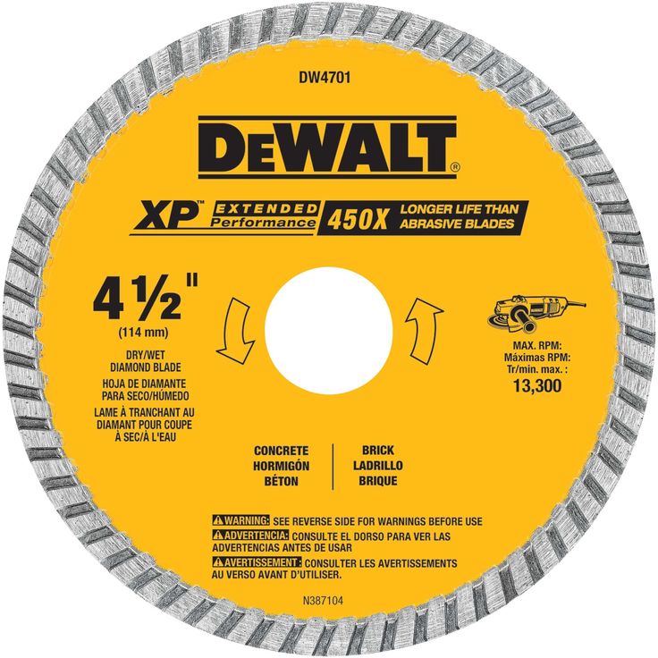 DEWALT XP Diamond 4.5-in Diamond Arbor-Grit Grinding Wheel
