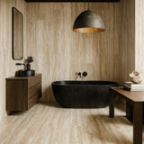 Lifeproof Travertine Plank Residential/Light Commercial Vinyl Sheet, Sold by 12 ft. Wide x Custom Length