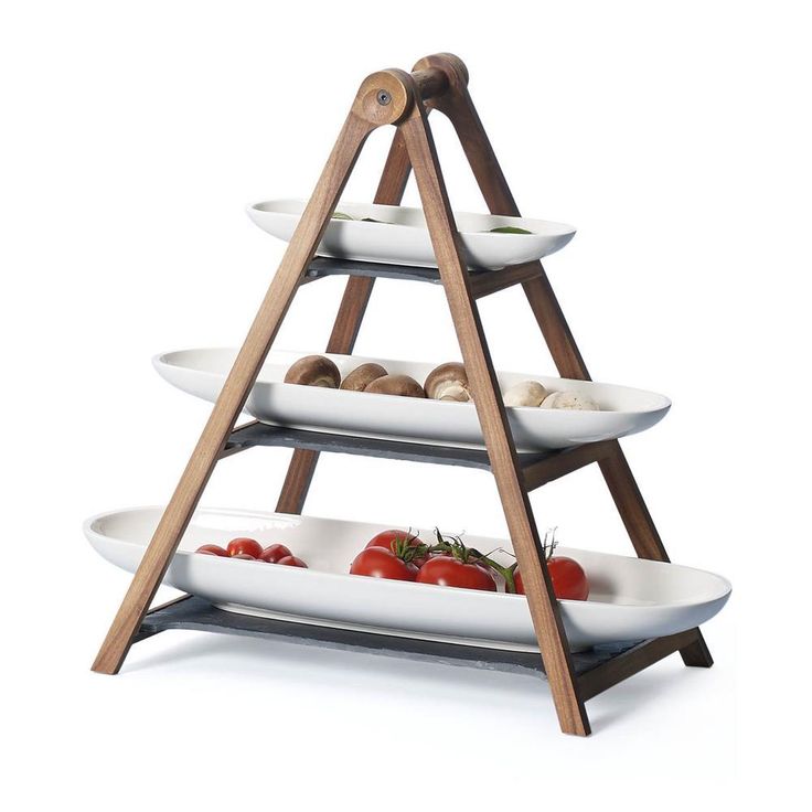Artesano 4-piece Eye Catcher Tiered Server Set with Bowls