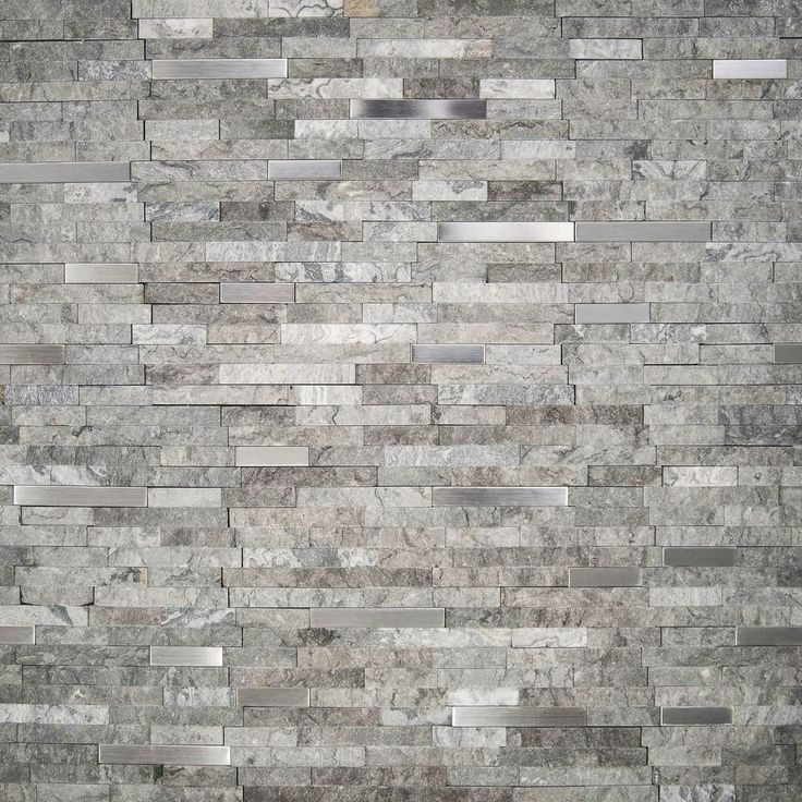 MSI Eclipse Interlocking 12 in. x 12 in. x 8 mm Matte Metal Stone Mesh-Mounted Mosaic Wall Tile (10 sq. ft. / case)