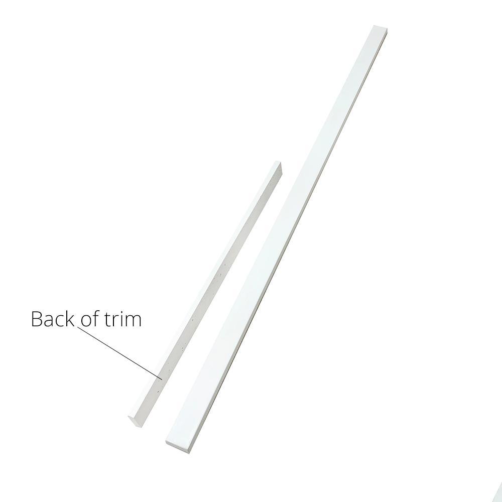 Prairie 60 in. W x 90 in. H 8-Piece Glue Up Cultured Marble Alcove Shower Wall Surround in Matte White w/Shelves, Trims - Super Arbor