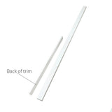Prairie 60 in. W x 90 in. H 8-Piece Glue Up Cultured Marble Alcove Shower Wall Surround in Matte White w/Shelves, Trims - Super Arbor