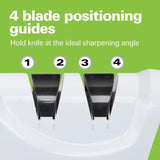 2-Stage Variable-Grit Diamond Coated Electric Knife Sharpener