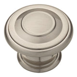 Harmon 1-3/8 in. (35mm) Matte Black Round Cabinet Knob