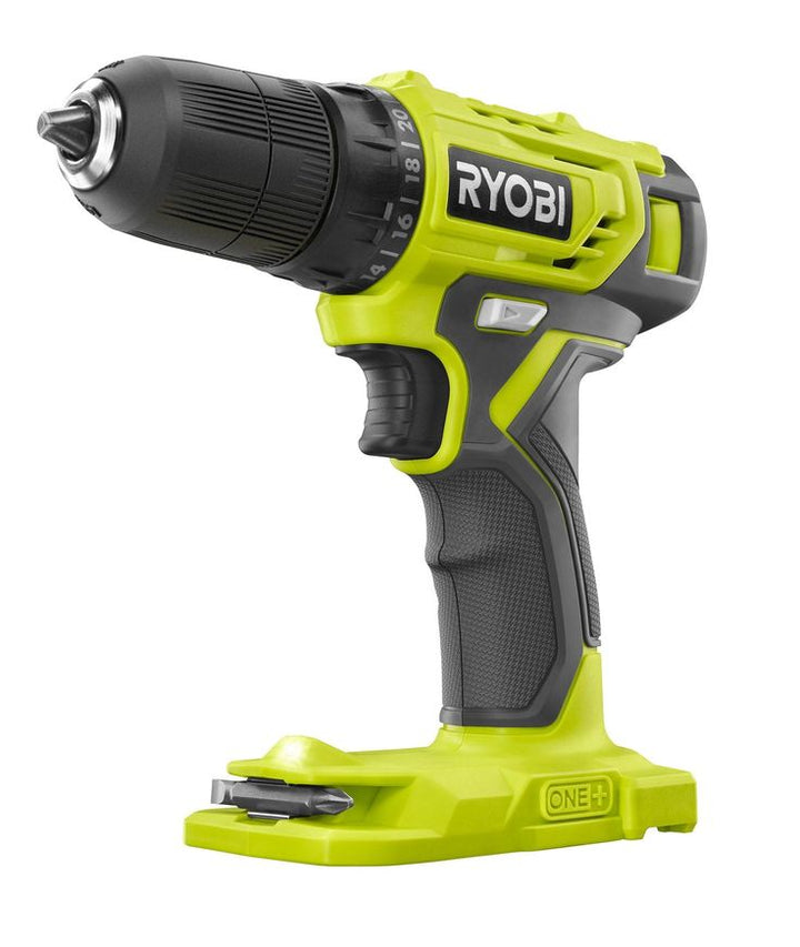 RYOBI ONE+ 18V Cordless 3/8 in. Drill/Driver Kit with 1.5 Ah Battery and Charger w/ Black Oxide Drill and Drive Kit (31-Piece)