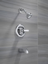 Delta Chrome 1-Handle Bathtub and Shower Faucet with Valve