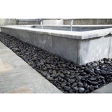 Black Polished 0.5 cu. ft . 0.75 to 1.25 in. Pebbles. 40 lb. Bag (28 Bags / Pallet) - Super Arbor