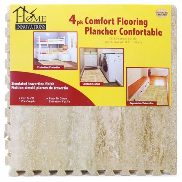 Tavertine Anti-Fatigue Flooring (4pk)