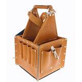 10.75 in. Tuff-Tote Ultimate Tool Bag Carrier Premium Leather with Strap - Super Arbor