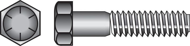 Hillman 5/16 in. Diameter x 1-1/2 in. Length Grade 8 Heat-Treated Steel Hex Head Cap Screws, Coarse Thread (100-Pack)