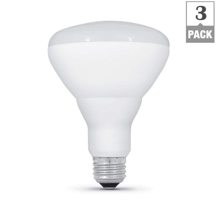 Feit Electric 65-Watt Equivalent BR30 Dimmable CEC Title 24 Compliant LED ENERGY STAR 90+ CRI Flood Light Bulb Bright White (3-Pack)