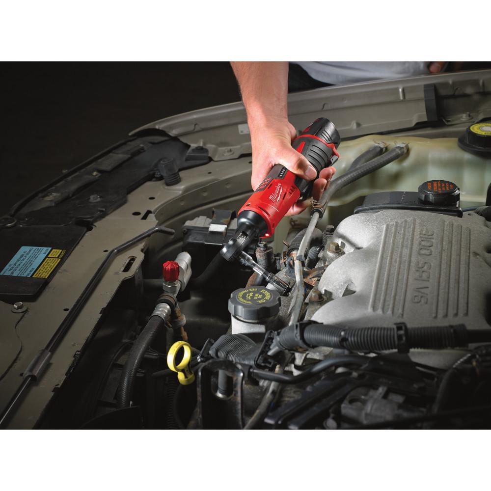 M12 12-Volt Cordless 1/4 in. Hex Impact Driver Combo Kit with Free M12 3/8 in. Ratchet (Tool-Only)