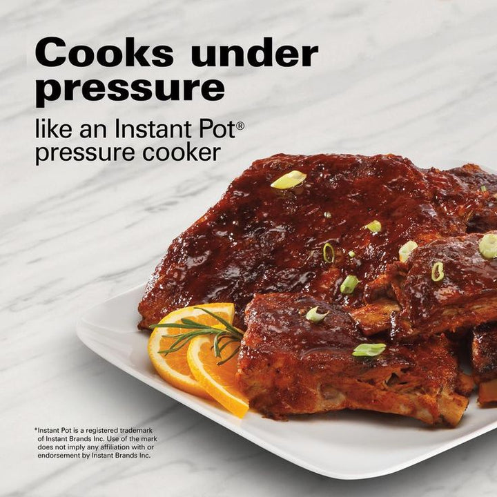 Multi-Function 6 Qt. Black Electric Pressure Cooker