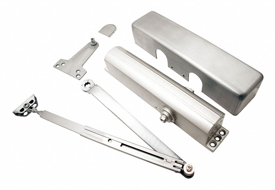 TOWNSTEEL Heavy Duty Parallel Mount Door Closer, Grade 1, Aluminum