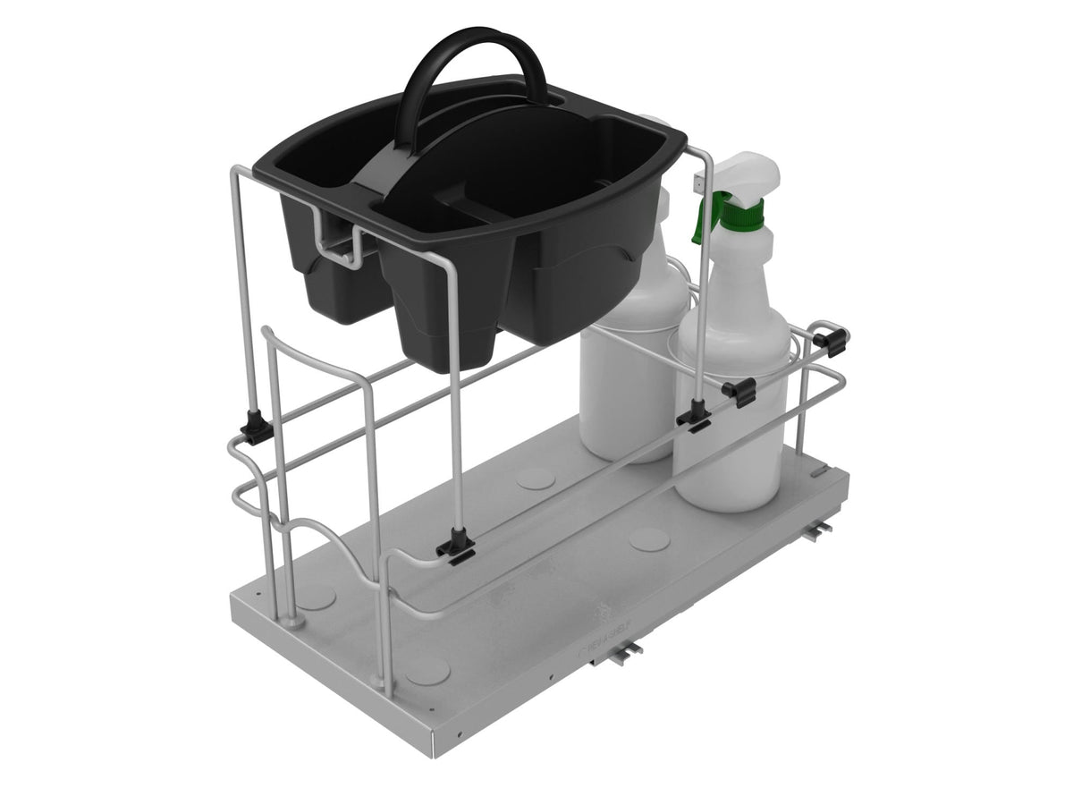 Rev-A-Shelf 11.25-in W x 19.5-in H 1-Tier Metal Cleaning Caddy