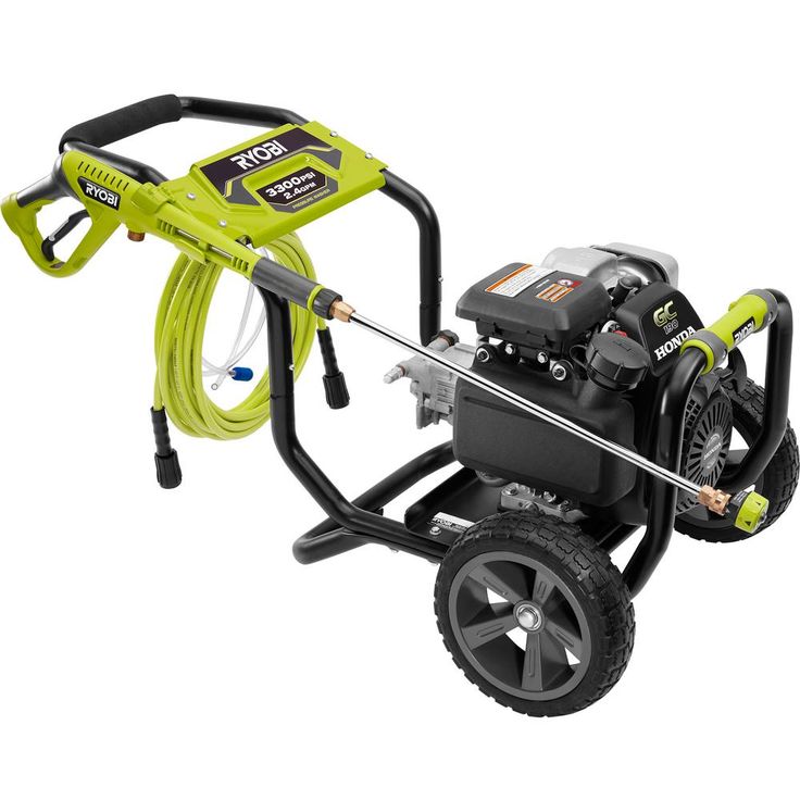 RYOBI 3,300 PSI 2.4 GPM Honda Gas Pressure Washer with 15 in. Surface Cleaner