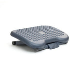 Black Plastic 3-Position Adjustable Height Ergonomic Foot Rest - Super Arbor