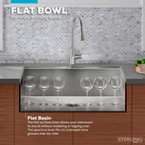 KOHLER Ludington Farmhouse Apron Front Stainless Steel 32 in. Single Bowl Kitchen Sink Kit with Accessories