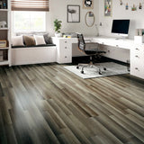 Style Selections Aged Gray Oak 7.59-in W x 4.23-ft L Smooth Wood Plank Laminate Flooring