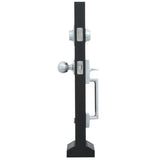 Century Satin Chrome Double Cylinder Deadbolt with Orbit Knob Door Handleset - Super Arbor
