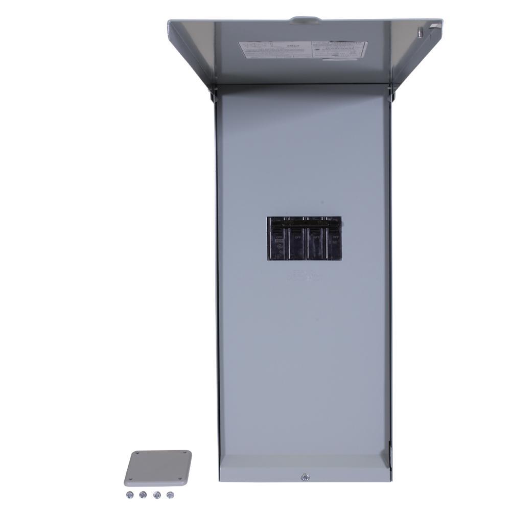 PowerMark Gold 200 Amp 10 in. Enclosed Outdoor Circuit Breaker - Super Arbor