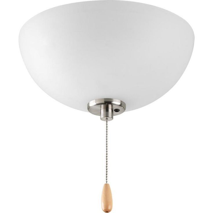 Bravo Collection 2-Light Unfinished Ceiling Fan Light Kit
