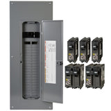 Homeline 200 Amp. 40-Space 80-Circuit Indoor Main Breaker Qwik-Grip Plug-On Neutral Panel, Wiser Energy Monitor - Super Arbor