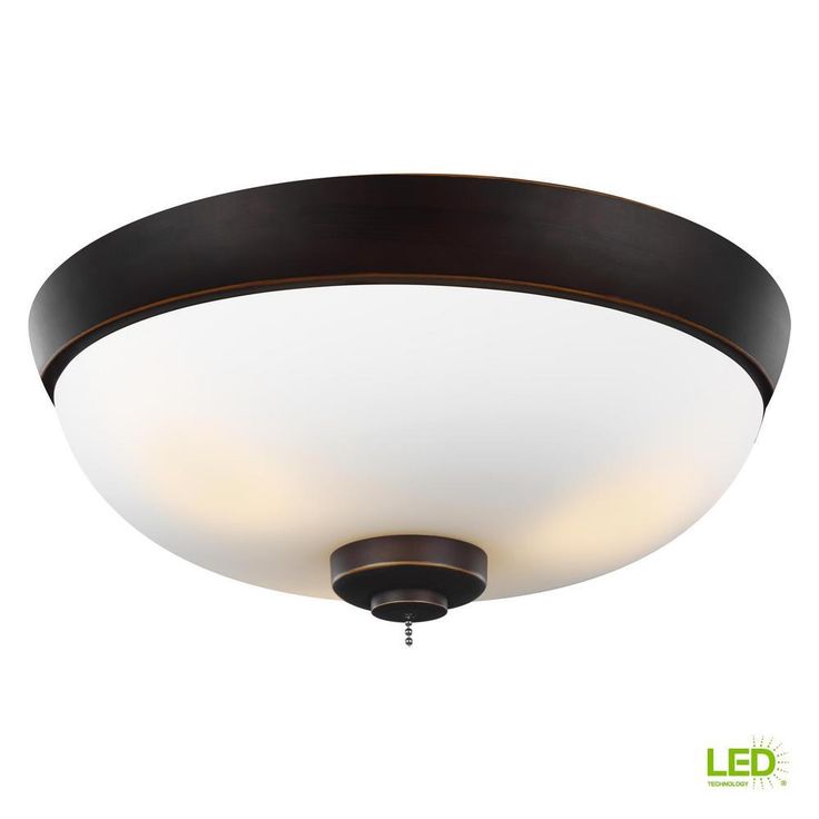 3-Light Outdoor LED Ceiling Fan Light Kit