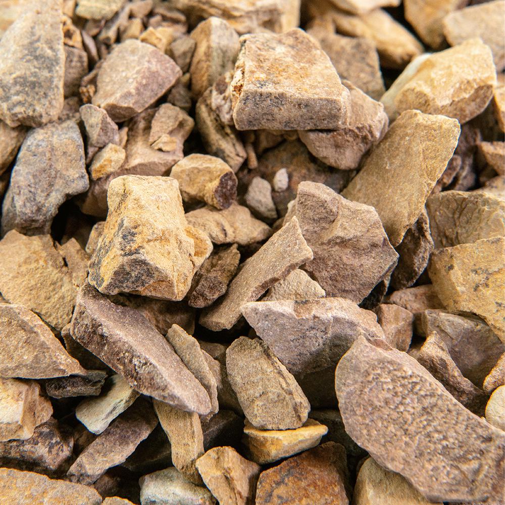Southwest Boulder & Stone 0.50 cu. ft. 3/8 in. White Ice Bagged Landscape Rock and Pebble for Gardening, Landscaping, Driveways and Walkways