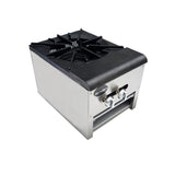 18 in. Commercial Single Burner Gas Cooktop Stock Pot