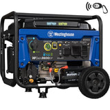 Westinghouse WGen3600DF 4,650/3,600 Watt Dual Fuel Gas or Propane Powered RV-Ready Portable Generator with Remote Start and Wheel Kit