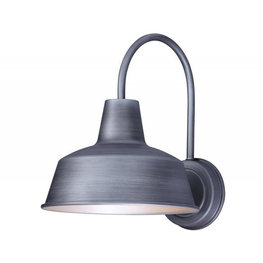 Maxim Lighting Pier M 13.25-in H Weathered Zinc Dark Sky Medium Base (E-26) Outdoor Wall Light