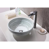 Cadence Series Vessel Sink in Decor White - Super Arbor