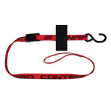 4 ft. x 1 in. S-Hook Loop/Ramp Strap with Cam in Red - Super Arbor