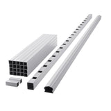 ArmorGuard Deluxe 94 in. White Composite Rail Kit - Super Arbor