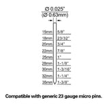 Pneumatic 23-Gauge 1-3/8 in. Micro Pinner with Carry Case - Super Arbor