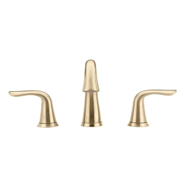 Delta Lahara Champagne Bronze 2-Handle Widespread WaterSense Bathroom Sink Faucet with Drain