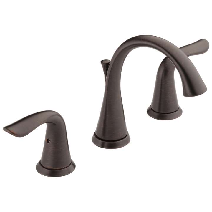 Delta Lahara Venetian Bronze 2-Handle Widespread WaterSense Bathroom Sink Faucet with Drain