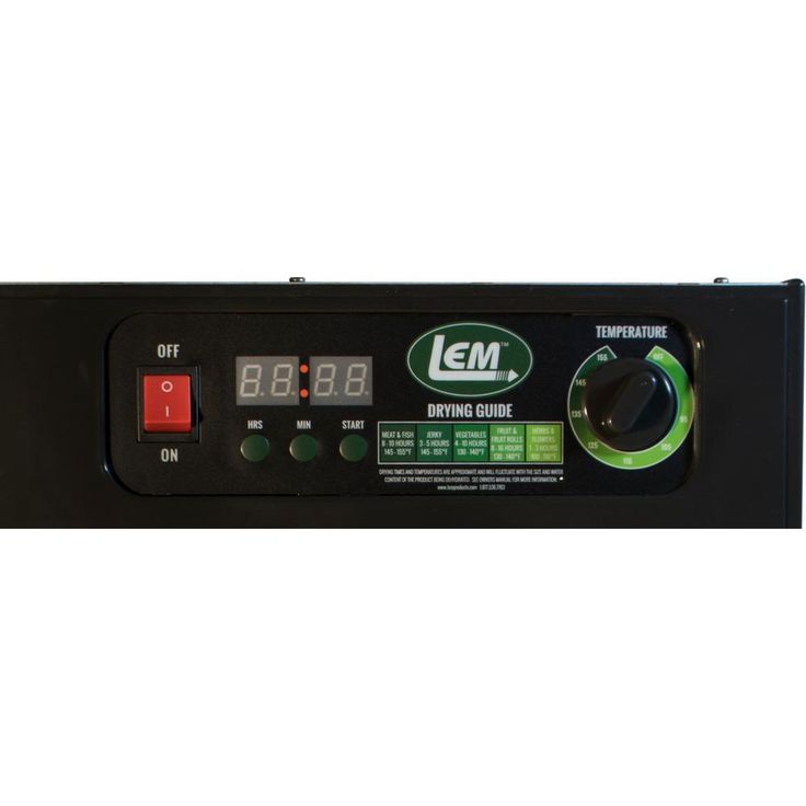 5-Tray Black Food Dehydrator with Built-In Timer