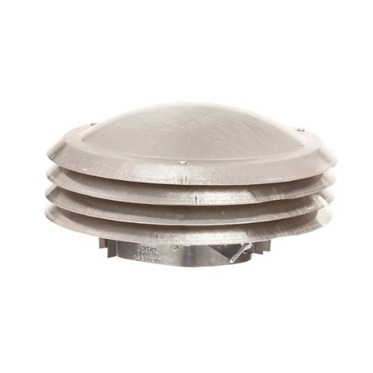 GAF Master Flow Aluminum Adjustable Versa Cap, 11-7/8 in. to 14-1/2 in., UL Listed