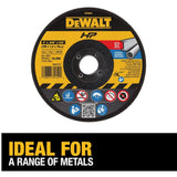DEWALT 5-Pack Aluminum Oxide 4-in Grinding Wheel