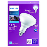 Philips 150-Watt Equivalent BR40 Dimmable LED Energy Saving Light Bulb Daylight (5000K) (2-Pack)