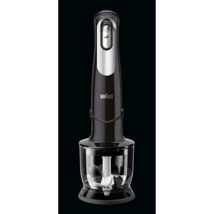 1.5 Cup Black Chopper Attachment for MultiQuick Hand Blenders