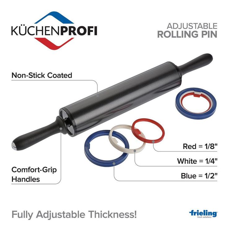 Kuchenprofi Adjustable Rolling Pin