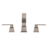 Delta Vero Stainless 2-Handle Widespread WaterSense Bathroom Sink Faucet with Drain
