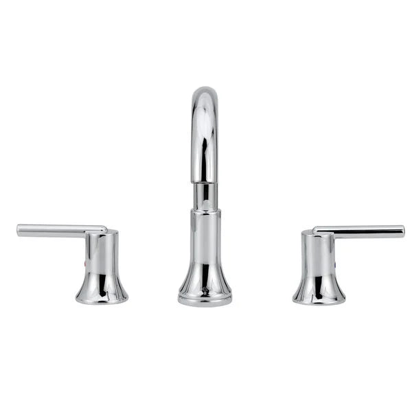 Delta Trinsic Chrome 2-Handle Widespread WaterSense Bathroom Sink Faucet with Drain